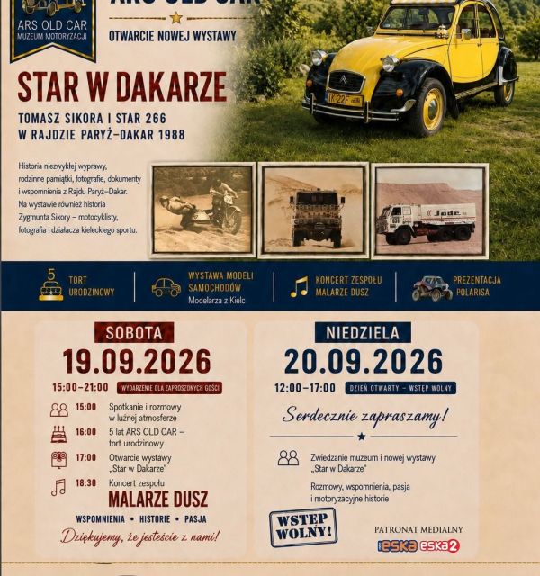 5 urodziny Ars Old Car w Wolicy