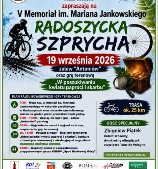 V Memoriał im. Mariana Jankowskiego "Radoszycka Szprycha" nad Zalewem Antoniów