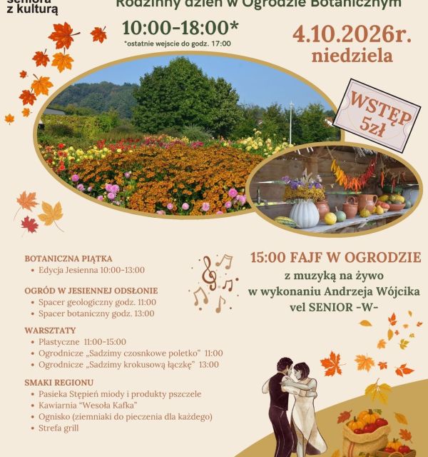 Skarby Jesieni w Ogrodzie Botanicznym w Kielcach