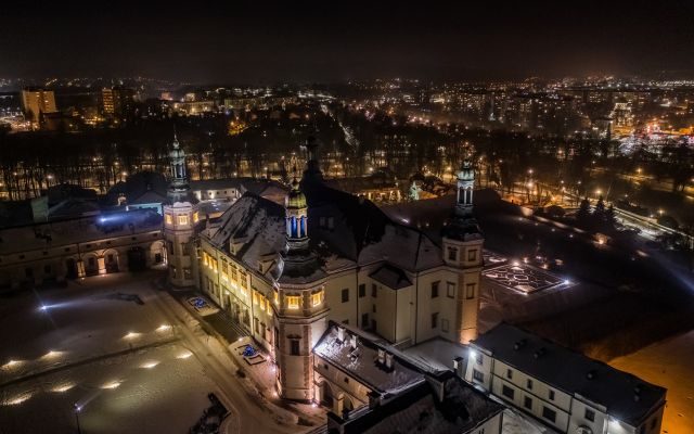 Kielce - Wzgórze Zamkowe zima