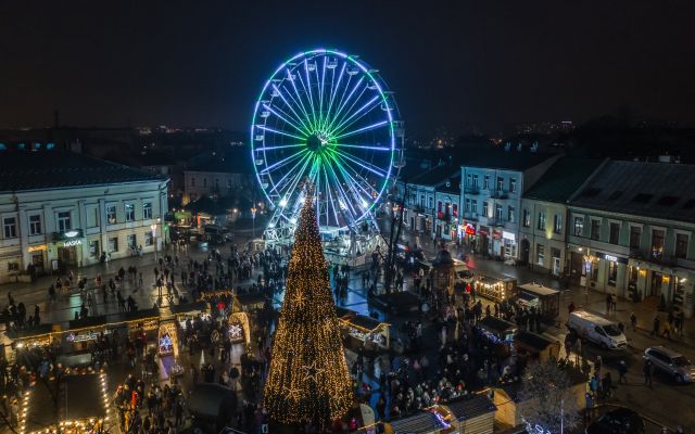 Jarmark Bożonarodzeniowym na kieleckim rynku