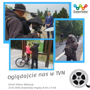 Kielce i Wschodni Szlak Rowerowy Green Velo w "Dzień Dobry Wakacje" w TVN !!!