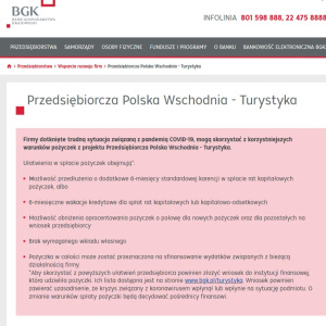 Ułatwienia dla przedsiębiorców z branży turystycznej i okołoturystycznej