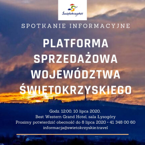 Spotkanie informacyjne - platforma sprzedażowa województwa świętokrzyskiego