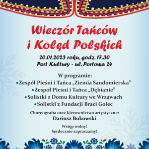 Wieczór Tańców i Kolęd Polskich w Sandomierzu