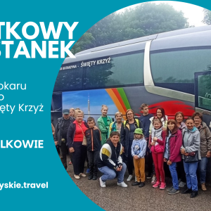 Nowy przystanek - Zalew w Wilkowie na trasie autobusu turystycznego