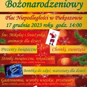 Jarmark Bożonarodzeniowy w Piekoszowie
