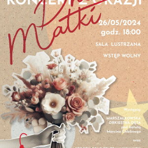 Koncert w WDK z okazji Dnia Matki