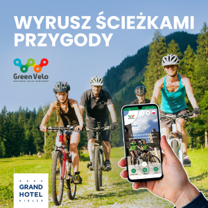 Zanocuj w Grand Hotelu w Kielcach i wyrusz ścieżkami przygody pod Green Velo