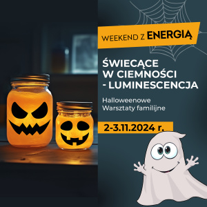 Weekend z energią. Warsztaty familijne: Świecące w ciemności - luminescencja