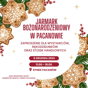 Jarmark Bożonarodzeniowy w Pacanowie
