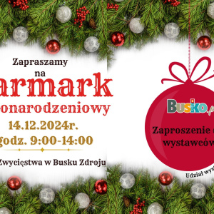 Jarmark Bożonarodzeniowy w Busku Zdroju