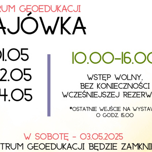 Majówka w Centrum Geoedukacji w Kielcach