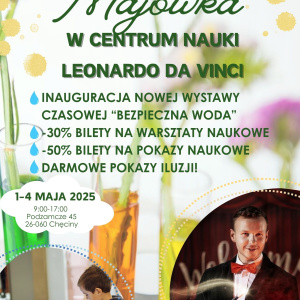 Majówka w Centrum Nauki Leonardo da Vinci
