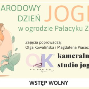 Międzynarodowy Dzień Jogi w ogrodzie Pałacyku Zielińskiego