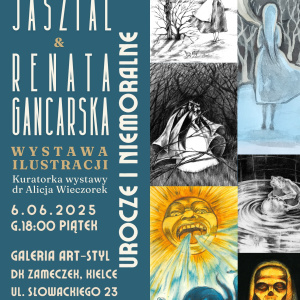 Wystawa ilustracji Antoniny Jasztal i Renaty Gancarskiej pt. "Urocze i niemoralne"