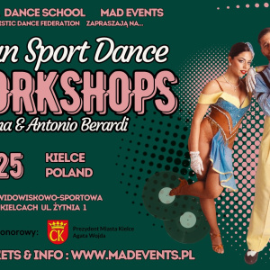 CARIBBEAN Sport Dance Workshops with Jasmina & Antonio Berardi w Kielcach