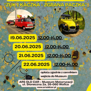 Długi weekend z ARS OLD CAR - Muzeum Motoryzacji
