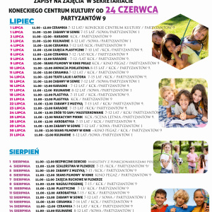 Wakacje z Koneckim Centrum Kultury