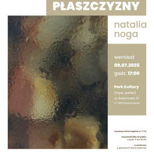 Wernisaż wystawy prac Natalii Nogi "Przestrzeń płaszczyzny" w Starachowicach