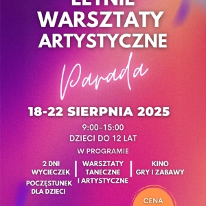 Letnie warsztaty artystyczne w Jędrzejowie