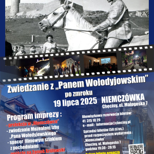 Zwiedzanie z Panem Wołodyjowskim po zmroku w Chęcinach