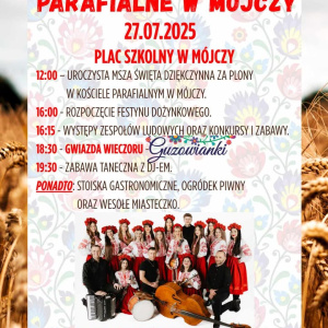 Dożynki parafialne w Mójczy