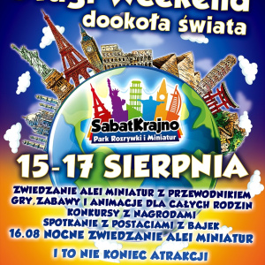 Długi weekend dookoła świata w Parku Rozrywki i Miniatur SABAT KRAJNO