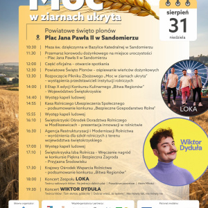 Powiatowe święto plonów "Moc w ziarnach ukryta" w Sandomierzu
