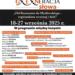 II Międzypokoleniowy Festiwal Literacki „GENeracja Słowa” w Sandomierzu