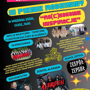 III Piknik Rodzinny w Oleśnicy – „Ro(c)kokowe Inspiracje”