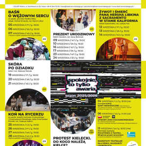 Wrześniowy repertuar teatru Żeromskiego w Kielcach