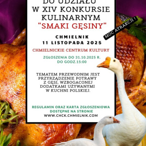 XIV Konkurs Kulinarny "Smaki Gęsiny" w Chmielniku