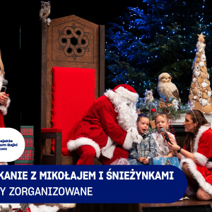 Spotkanie z Mikołajem i Śnieżynkami dla grup zorganizowanych w Pacanowie