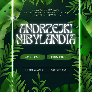 Andrzejki. Nibylandia w Dworze Dwikozy