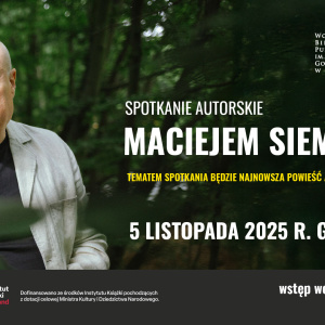 Spotkanie autorskie z Maciejem Siembiadą w Kielcach