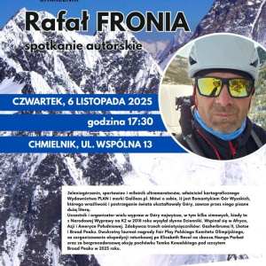 Spotkanie autorskie z Rafałem Fronią w Chmielniku