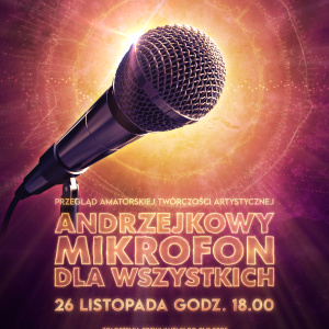 Andrzejkowy mikrofon dla wszystkich w Suchedniowie