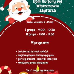 Animacje Mikołajkowe we Włoszczowie