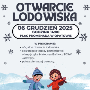 Otwarcie lodowiska w Opatowie