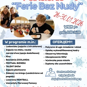 Półkolonie "Ferie bez nudy" w Jędrzejowie