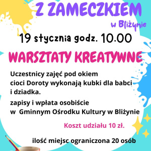 Ferie zimowe z Gminnym Ośrodkiem Kultury w Bliżynie