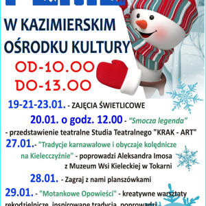 Ferie w Kazimierskim Ośrodku Kultury