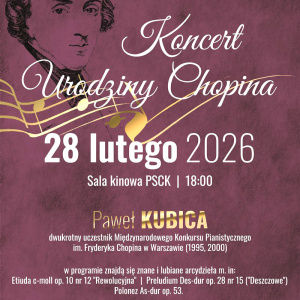 Koncert "Urodziny Chopina" w Pińczowie