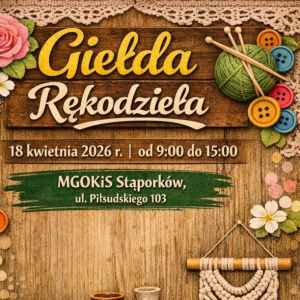 Giełda rękodzieła w Stąporkowie