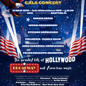 American Gala Concert - Broadway, Hollywood & The Stars w Kielcach