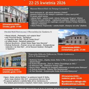 V Świętokrzyskie Dni Książki Historycznej