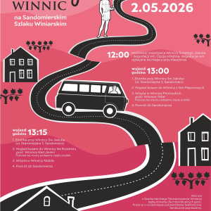 Majówka - Dni otwartych Winnic  na Sandomierskim Szlaku Winiarskim