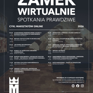 „Zamek wirtualnie. Spotkania prawdziwe” – nowa edycja wykładów online