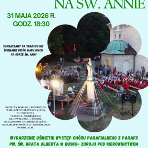 Majówka na Górze Świętej Anny w Pińczowie